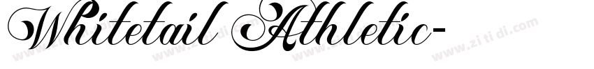 Whitetail Athletic字体转换